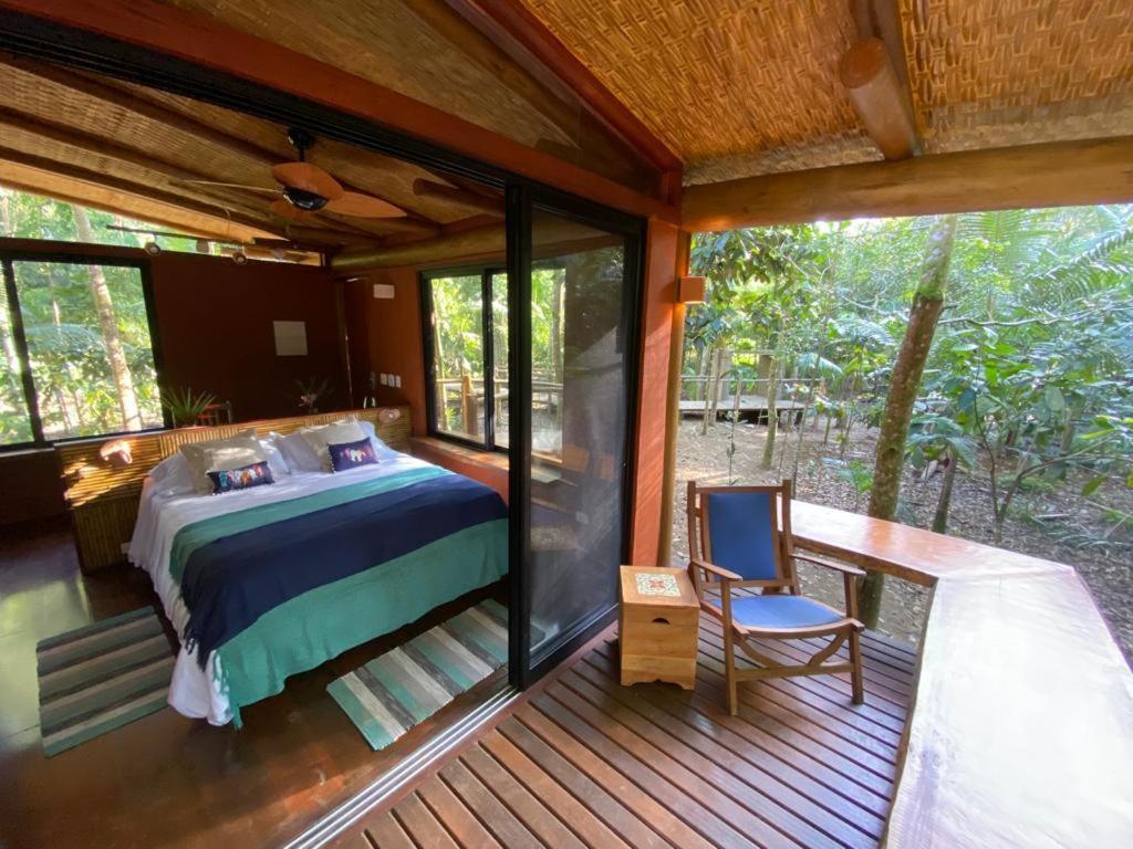 Banana Bamboo Ecolodge Убатуба Экстерьер фото