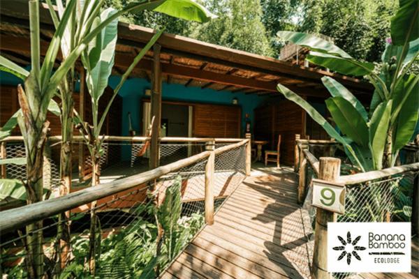 Banana Bamboo Ecolodge Убатуба Экстерьер фото