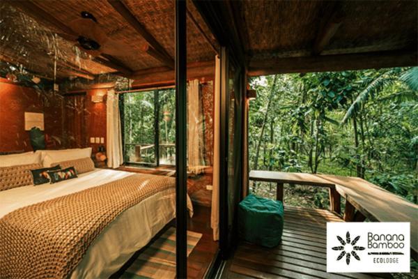 Banana Bamboo Ecolodge Убатуба Экстерьер фото