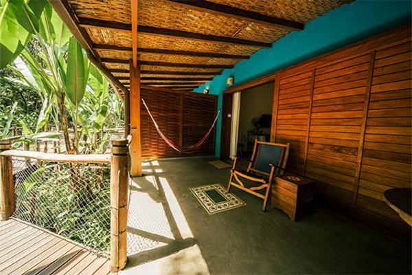 Banana Bamboo Ecolodge Убатуба Экстерьер фото